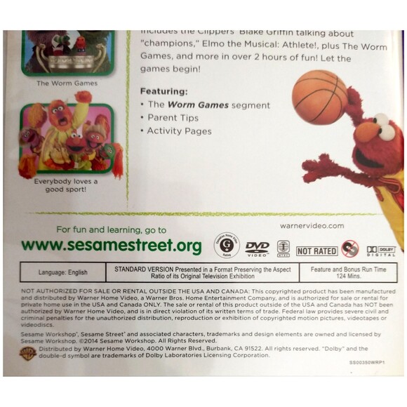 Sesame Street Be a Good Sport DVD 2012 - Picture 5 of 6